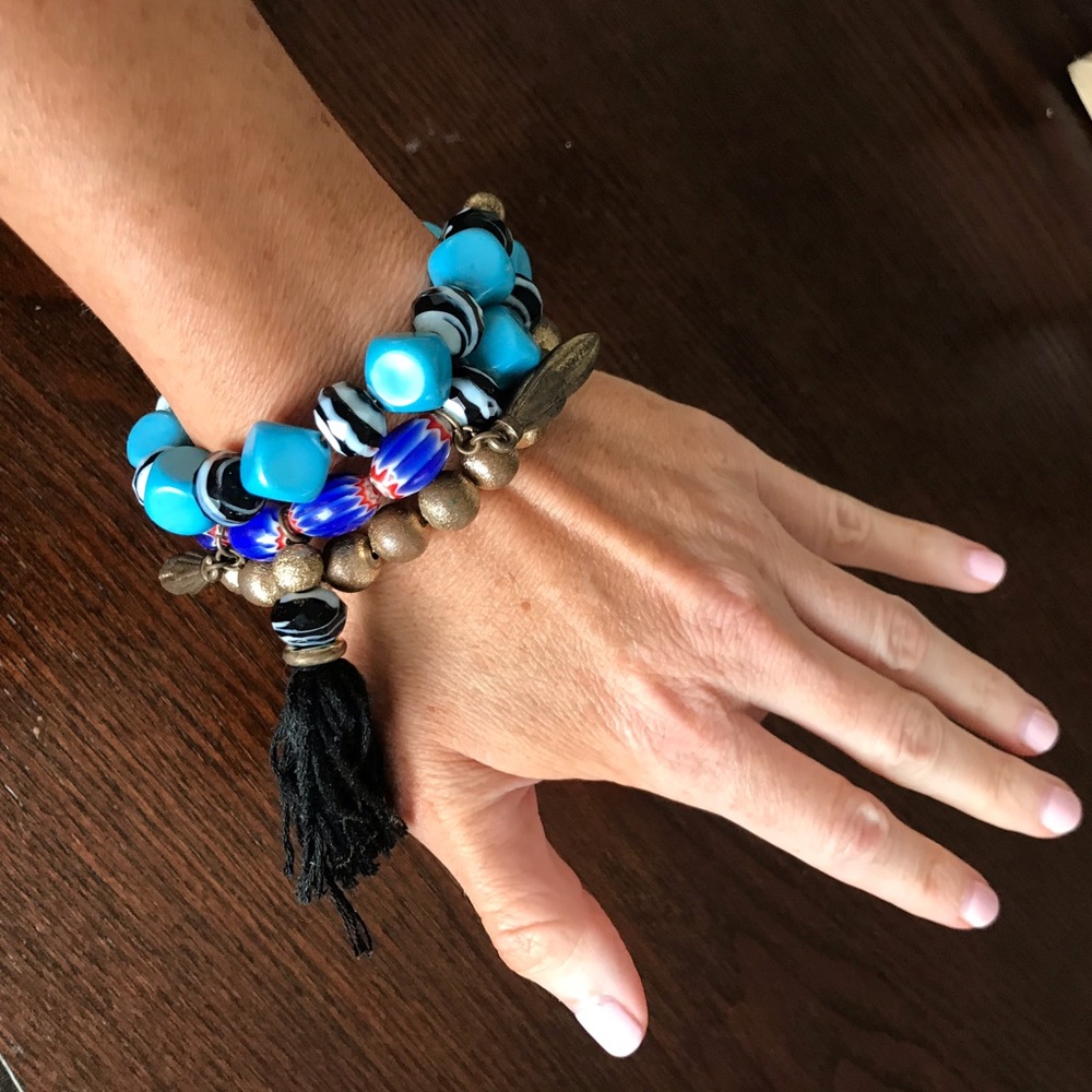 Nordstrom Beaded Cuff Bracelet